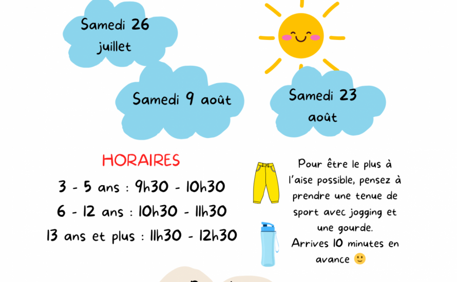 Fin de saison 2024-2025 + Cours Été